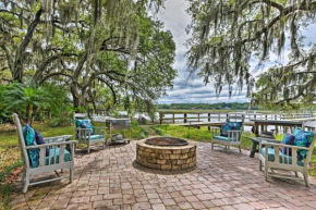 Luxe Riverfront Oasis with Dock, 7 Mi to Beach!
